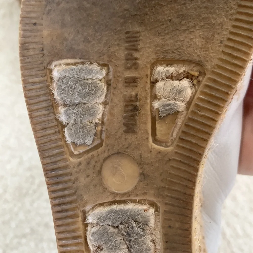 Charles Jourdan leather espadrilles